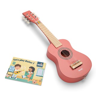 Speelgoed gitaar - rood
